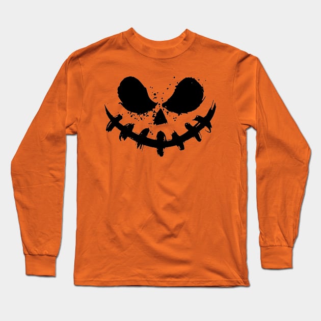 Bones/Stitch Face Long Sleeve T-Shirt by David Hurd Designs